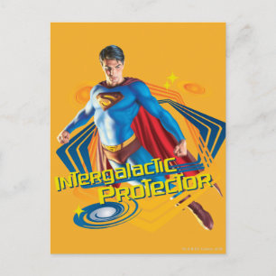 Superman Intergalactic Protector Vykort
