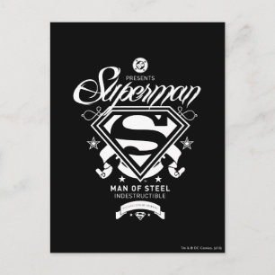 Superman Jackar om Arm Vykort