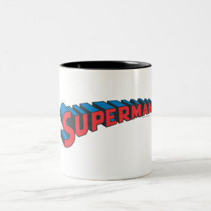 Superman   Klassisk Logotyp Två-Tonad Mugg