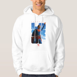 Superman Kolla upp Pose Hoodie
