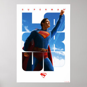Superman Kolla upp Pose Poster