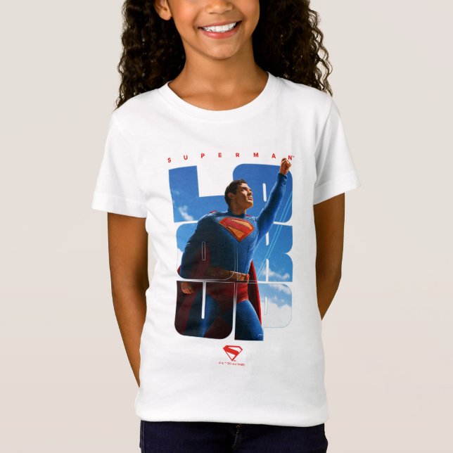 Superman Kolla upp Pose T Shirt (Framsida)