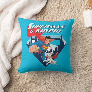 Superman & Krypto Soar Kudde