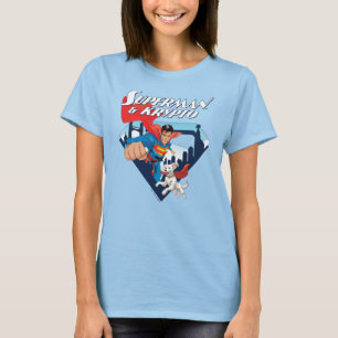 Superman & Krypto Soar T Shirt