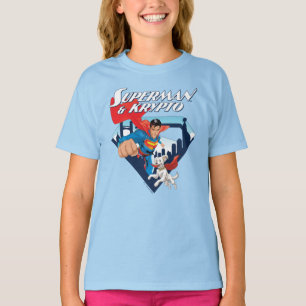 Superman & Krypto Soar T Shirt
