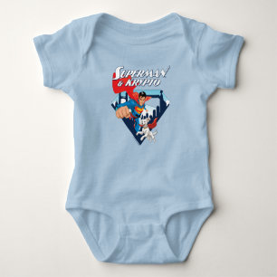 Superman & Krypto Soar T Shirt