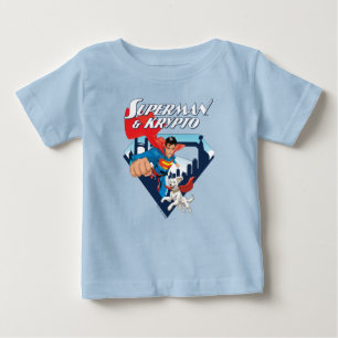 Superman & Krypto Soar T Shirt