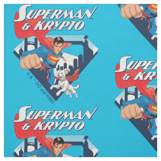 Superman & Krypto Soar Tyg (Provkarta)