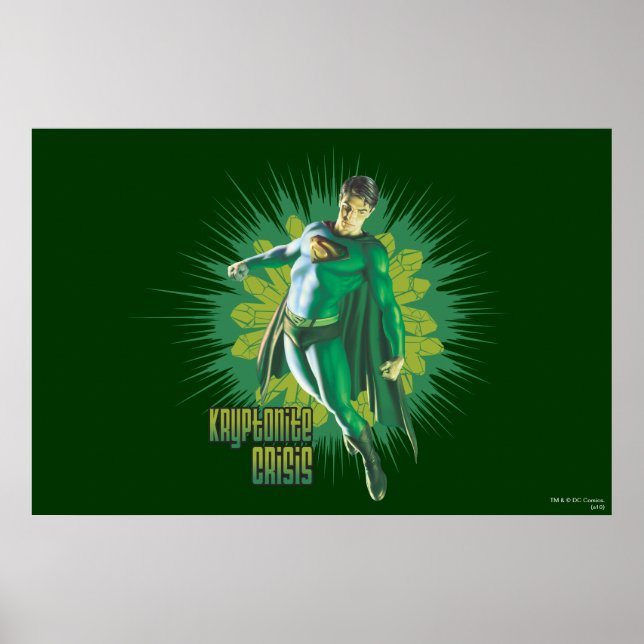 Superman Kryptonite Crisis Poster (Framsidan)