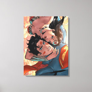 Superman/ kvinna Tecknad Cover #11 Variant Canvastryck