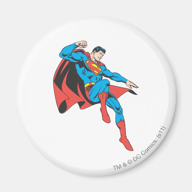 Superman Lands Light Magnet (Framsidan)