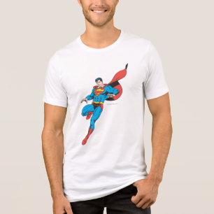 Superman Lands Lighting 2 T-shirt I Triblend-tyg