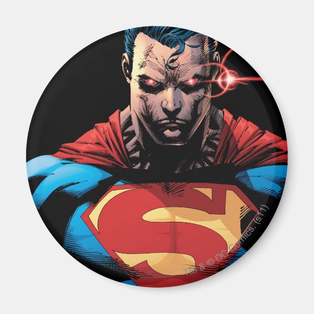 Superman - Laservisning Magnet (Framsidan)