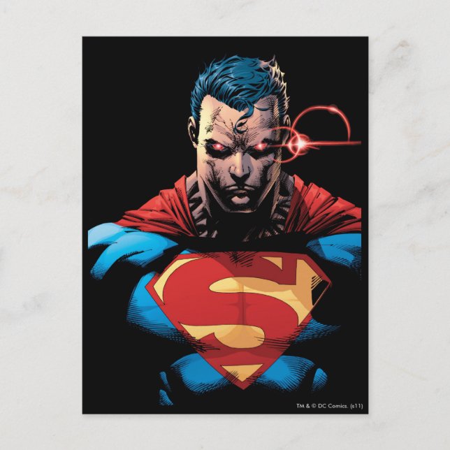 Superman - Laservisning Vykort (Framsida)