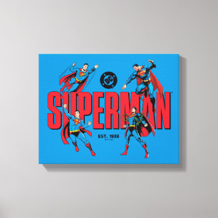 Superman Legends Forever Grafik Canvastryck