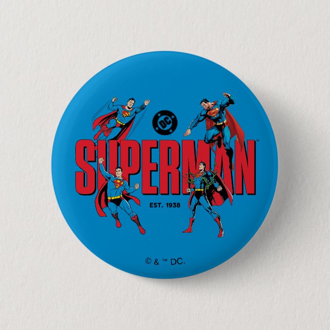 Superman Legends Forever Grafik Knapp (Framsida)
