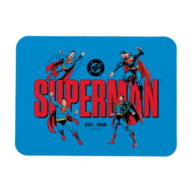 Superman Legends Forever Grafik Magnet (Horisontell)