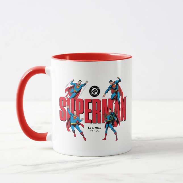Superman Legends Forever Grafik Mugg (Vänster)