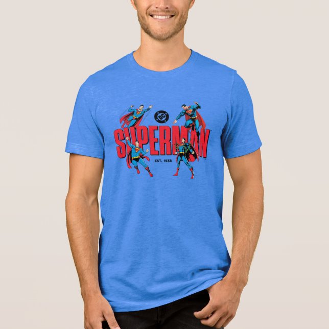 Superman Legends Forever Grafik T Shirt (Framsida)