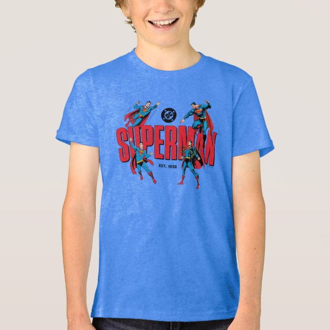 Superman Legends Forever Grafik T Shirt (Framsida)