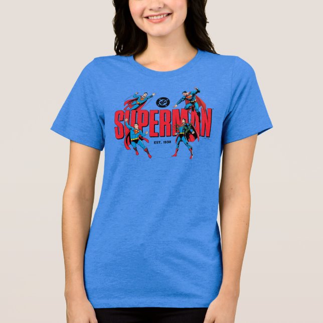 Superman Legends Forever Grafik T Shirt (Framsida)