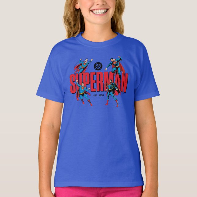 Superman Legends Forever Grafik T Shirt (Framsida)