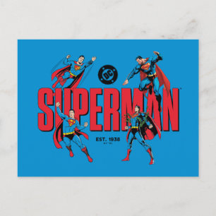 Superman Legends Forever Grafik Vykort