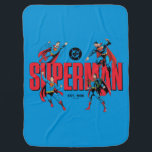 Superman Legends Forever Graphic Bebisfilt<br><div class="desc">Legends are Forever with this iconic Superman graphic celebrating the different eras of our favorite Man of Steel! Grab this on a fun graphic tee,  wall art,  or many more customizable Zazzle products perfect for gifting or treating yourself!</div>