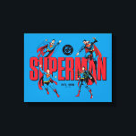 Superman Legends Forever Graphic Canvastryck<br><div class="desc">Legends are Forever with this iconic Superman graphic celebrating the different eras of our favorite Man of Steel! Grab this on a fun graphic tee,  wall art,  or many more customizable Zazzle products perfect for gifting or treating yourself!</div>