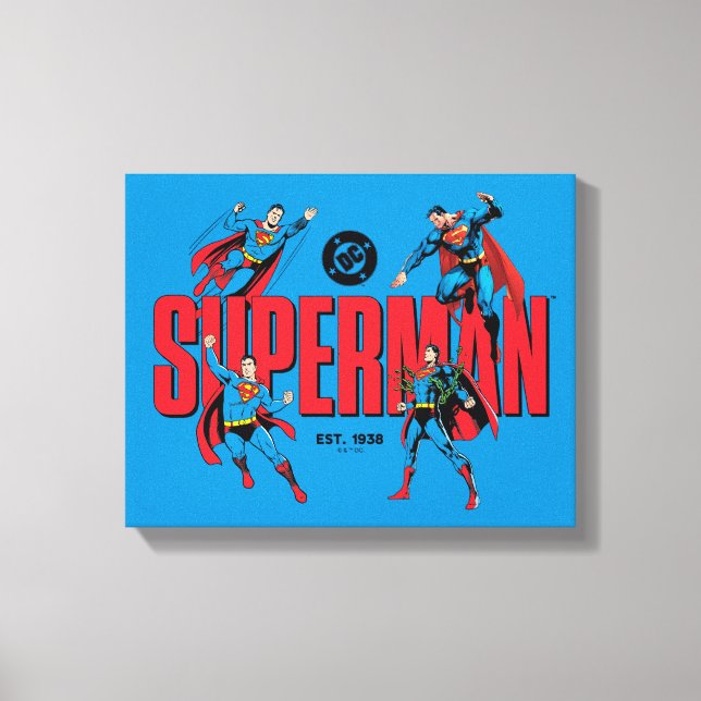 Superman Legends Forever Graphic Canvastryck (Framsida)