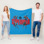 Superman Legends Forever Graphic Fleecefilt<br><div class="desc">Legends are Forever with this iconic Superman graphic celebrating the different eras of our favorite Man of Steel! Grab this on a fun graphic tee,  wall art,  or many more customizable Zazzle products perfect for gifting or treating yourself!</div>