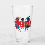Superman Legends Forever Graphic Glaskopp<br><div class="desc">Legends are Forever with this iconic Superman graphic celebrating the different eras of our favorite Man of Steel! Grab this on a fun graphic tee,  wall art,  or many more customizable Zazzle products perfect for gifting or treating yourself!</div>