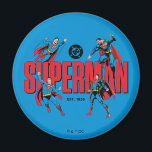 Superman Legends Forever Graphic Magnet<br><div class="desc">Legends are Forever with this iconic Superman graphic celebrating the different eras of our favorite Man of Steel! Grab this on a fun graphic tee,  wall art,  or many more customizable Zazzle products perfect for gifting or treating yourself!</div>