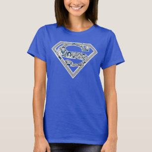 Superman Logotyp Doodle Art T Shirt