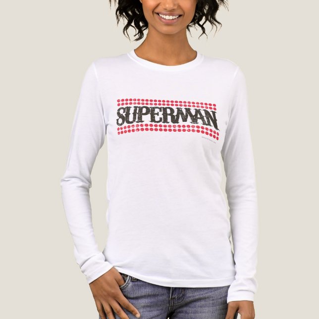Superman | Logotypen Showtime Brev Tee Shirt (Framsida)