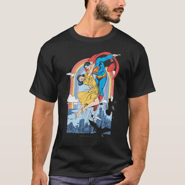 Superman & Lois i Gult Tee Shirt (Framsida)