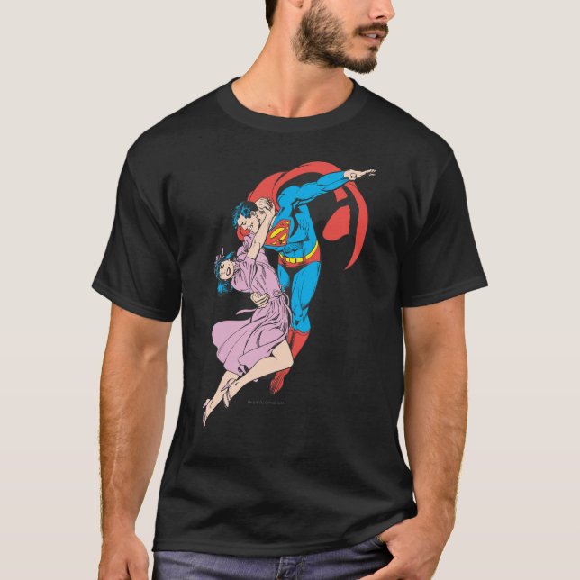 Superman & Lois i Rosa Tee Shirt (Framsida)