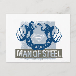 Superman Man of Steel Vykort