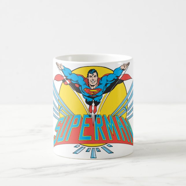 Superman med Brev Kaffemugg (Center)
