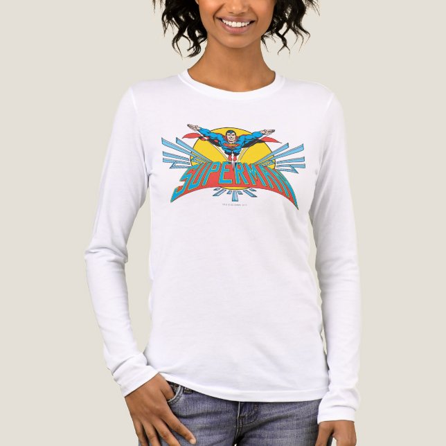 Superman med Brev T Shirt (Framsida)