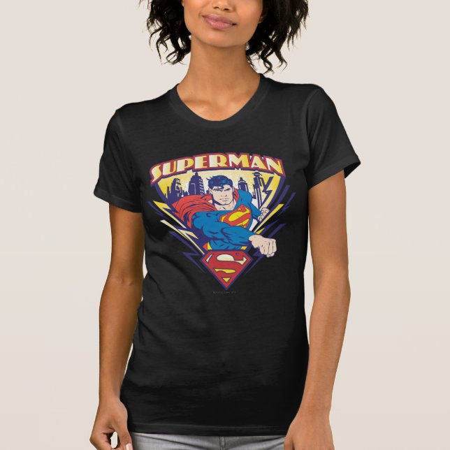 Superman med el t-shirt (Framsida)