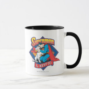 Superman med Krypto Mugg