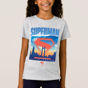 Superman Metropolis Skyline T Shirt