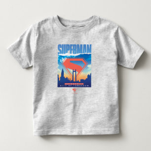 Superman Metropolis Stadssiluett T Shirt