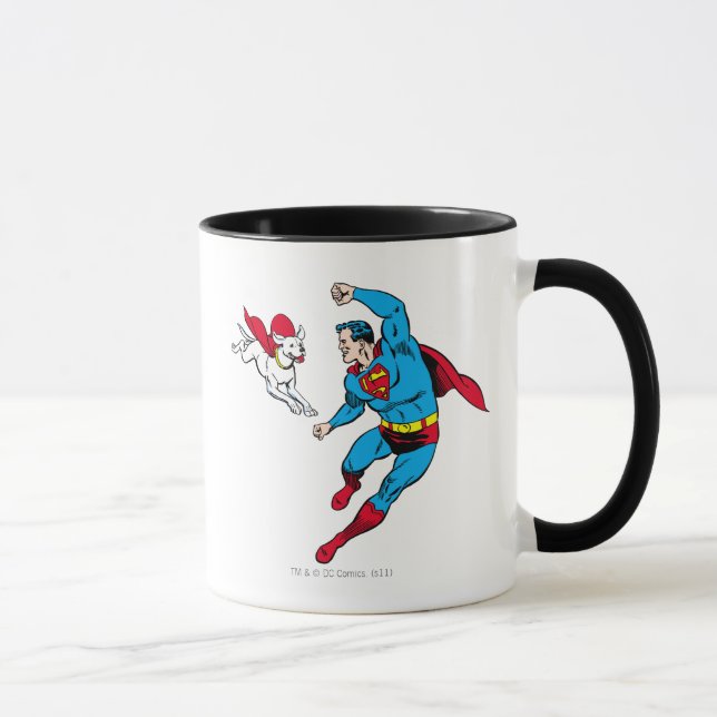 Superman och Krypto 2 Mugg (Höger)