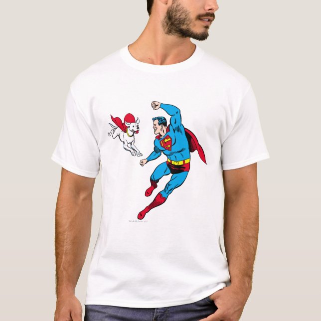 Superman och Krypto 2 T Shirt (Framsida)