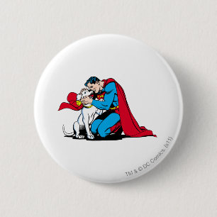 Superman och Krypto Knapp