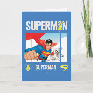 Superman och Krypto Take Flight Kort