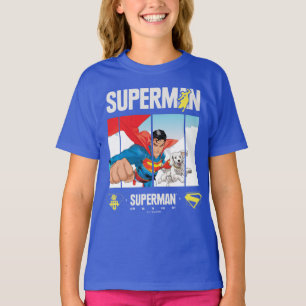 Superman och Krypto Take Flight T Shirt