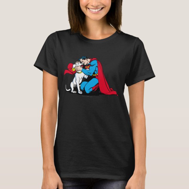 Superman och Krypto Tee Shirt (Framsida)